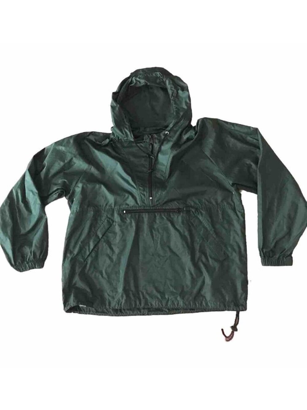 Vintage Gap Windbreaker Hoodie Anorak Jacket Small Green Pullover Gorp Outdoor